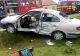 Accident grav, în Timiș: microbuz cu persoane, impact violent. Elicopterul SMURD, solicitat