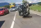 FOTO + VIDEO Accident grav în județul Bistrița Năsăud, 4 oameni răniți, a intervenit elicopterul SMURD