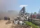 FOTO + VIDEO Incendiu la o fostă termocentrală din județul Dâmbovița, s-a emis RO-ALERT 