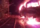 O locomotivă a luat foc în Argeș - Călătorii au fost evacuați de urgență