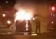 VIDEO O mașină s-a făcut scrum, pe o stradă din Brașov