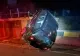 Accident șocant, în Bistrița Năsăud. O mașină a ajuns cu roțile pe acoperișul unui garaj