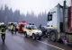 FOTO/VIDEO Accident cumplit în județul Suceava! O persoană a murit, alte trei au fost transportate la spital
