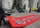 Protest inedit la sediul Ministerului de Justiție față de modalitatea în care este gestionată desființarea Secției Speciale