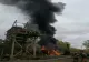Incendiu violent în județul Prahova, la un bazin cu 8 tone de bitum