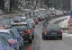 Cozi în trafic pe Valea Prahovei, din cauza numărului mare de mașini și a vremii de iarnă