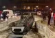 Trei mașini au ajuns în fântânile din București - Accidente în lanț în centrul Capitalei