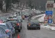 Aglomerație pe Valea Prahovei, între Posada și Comarnic, pe sensul de mers către București
