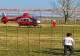Accident GRAV în județul Giurgiu: Mamă și bebeluș de 9 luni, loviți de un autoturism. Elicopterul SMURD intervine