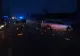 Scene de groază pe o șosea din municipiul Gherla! Doi stâlpi rutieri, rupți în urma impactului dintre două mașini