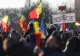 GALERIE FOTO. Protest anti-vaccin la Palatul Parlamentului! Organizatorul manifestației a fost amendat