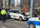 Accident grav în staţiunea Mamaia. Unui șofer i s-a făcut rău la volan și a intrat cu mașina într-un stâlp
