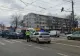 Ambulanță implicată într-un accident, în municipiul Brăila. Circulația tramvaielor, OPRITĂ