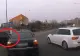 VIDEO Un șofer nesimțit a tăiat calea altui autoturism - Surpriză mare - Cine se afla la volanul celeilalte mașini - A primit amendă pe loc