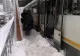 Un TRAMVAI a DERAIAT, în Capitală, din cauza gheții de pe șine