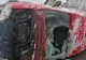 Accident spectaculos în Reghin! O mașină răsturnată și alte două avariate în intersecție - FOTO