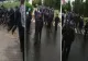 FOTO/VIDEO - GREVĂ la Fabrica de Vagoane Caracal. Cei 500 de muncitori au ieşit în faţa întreprinderii