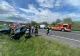 FOTO Accident grav în judeţul Cluj! Trei persoane rănite după impactul dintre două maşini