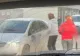 VIDEO Scene INCREDIBILE, în Vaslui: Bărbat, agrest în trafic de fosta soție și de soacră