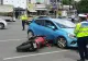 Motociclist grav rănit, după ce a fost lovit în plin de un autoturism