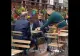 VIDEO Cum a sărbătorit președintele Franței redeschiderea teraselor după 6 luni