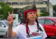 VIDEO Protestatarul Marian Ceaușescu, bătut de apropiați ai fostului primar al Piteștiului