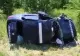 Dubă de jandarmi, implicată într-un accident cu un autoturism, în București