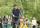 Klaus Iohannis, Nicușor Dan și Tanczos Barna, pe bicicletă în parc. Autoritățile, apel pentru un transport sustenabil