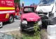 Ciocnire frontală între un microbuz și un autoturism, în județul Mureș! Un bărbat a fost transportat la spital cu elicopterul SMURD. Trafic BLOCAT