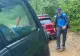 Turişti aflaţi într-o maşină blocată de aluviuni în Munţii Rodnei, recuperaţi de jandarmi