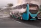 VIDEO Un autobuz electric a ars în întregime pe o stradă din centrul municipiului Dej 