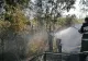 Incendiu VIOLENT într-un cimitir din Dâmbovița