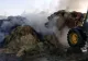 Camion în flăcări lângă Cerna, jud. Tulcea - Trafic suspendat pentru stingerea incendiului