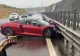 Impact NIMICITOR! Bolid de 200.000 de euro, distrus pe Autostrada Transilvania: Șoferul a scăpat teafăr