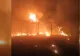 INCENDIU de proporții, în Olt: două victime. Trei case, DISTRUSE de flăcări. Au ars inclusiv firele de joasă tensiune de pe doi stâlpi - VIDEO