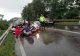 Accident grav, în Suceava: 2 răniţi după ce s-au răsturnat cu motocicleta - FOTO