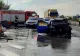 Accident grav pe Autostrada Pitești-București - Un autobuz s-a izbit frontal de un autoturism