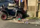 Un copil de 3 ani și mama sa, loviți de un ATV, pe trotuar - Șoferul a fugit de la locul accidentului