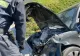 FOTO | Accident teribil, în Bistrița-Năsăud. 3 victime, după ce mașina în care se aflau s-a izbit de un podeț