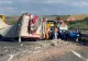 FOTO | Carambol cu 3 maşini şi 2 TIR-uri pe A1, în Alba. Trafic blocat
