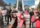 Protest masiv la Galați. Zeci de pensionari au cerut demisia Guvernului Cîțu