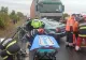 FOTO | Accident grav, în Vrancea, între un TIR și 3 mașini. O persoană încarcerată - Trafic blocat