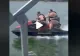VIDEO – Scuterul a cedat sub greutatea a doi pasageri supraponderali – Din fericire n-au pățit nimic, însă imaginile au devenit virale