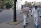 Imaginea MOMENTULUI! Doi studenţi din Iași protestează împotriva vaccinării anti-Covid-19 îmbrăcați în combinezoane