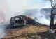 Incendiu puternic în Vaslui. Un depozit de furaje şi utilaje agricole, mistuite de flăcări