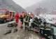FOTO | UPDATE: 2 morți și 2 răniți, după ce un autobuz și o mașină s-au izbit violent, în Sibiu - Trafic blocat