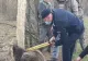 FOTO | Acțiune SPECTACULOASĂ! Un URS a fost salvat