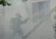 Incendiu violent într-un bloc din Botoșani. Mai multe persoane au fost evacuate