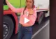 VIDEO – Unul dintre cele mai mari secrete ale șoferilor de TIR a fost dezvăluit de o tânăra. Ce ascund în interiorul ușii