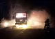 Incendiu violent în Tulcea: Un TIR încărcat cu furaje a ars ca o torță în mers
